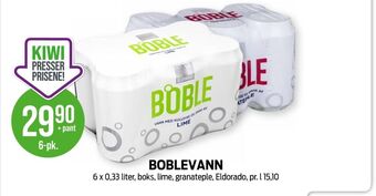 Kiwi Boble mineralvann tilbud