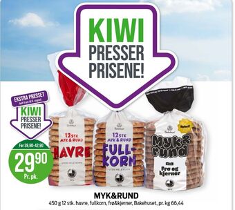 Kiwi Myk & rund brød tilbud