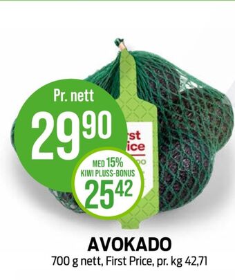 Kiwi First price avokado tilbud