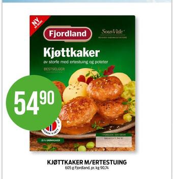 Kiwi Kjøttkaker m/ertestuing tilbud