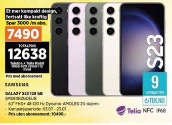 POWER SAMSUNG GALAXY S23 128 GB tilbud