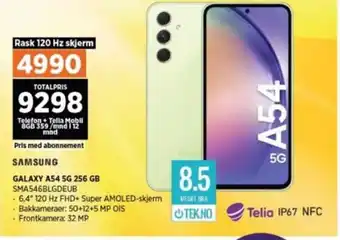 POWER SAMSUNG GALAXY A54 5G 256 GB tilbud