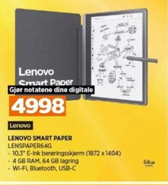 POWER LENOVO SMART PAPER tilbud