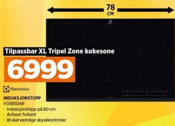 POWER Electrolux INDUKSJONSTOPP HOB855NF tilbud