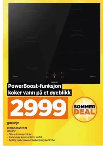 POWER INDUKSJONSTOPP ITP64SC tilbud