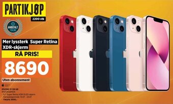 POWER IPHONE 13 128 GB IP13128GBMDN tilbud