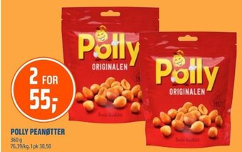 Coop Obs POLLY PEANØTTER tilbud