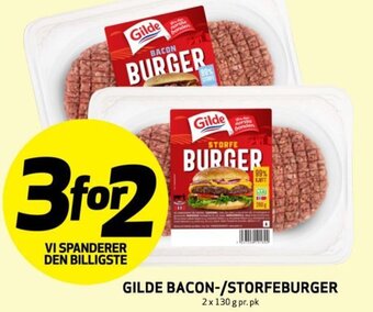 Bunnpris GILDE BACON-/STORFEBURGER tilbud