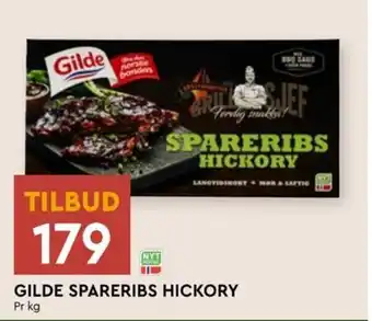 Coop Mega GILDE SPARERIBS HICKORY Pr kg tilbud