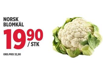 Jacobs Norsk blomkål tilbud