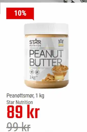 Peanøttsmør, 1 kg Star Nutrition