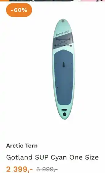 Fjellsport Arctic Tern Gotland SUP Cyan One Size tilbud
