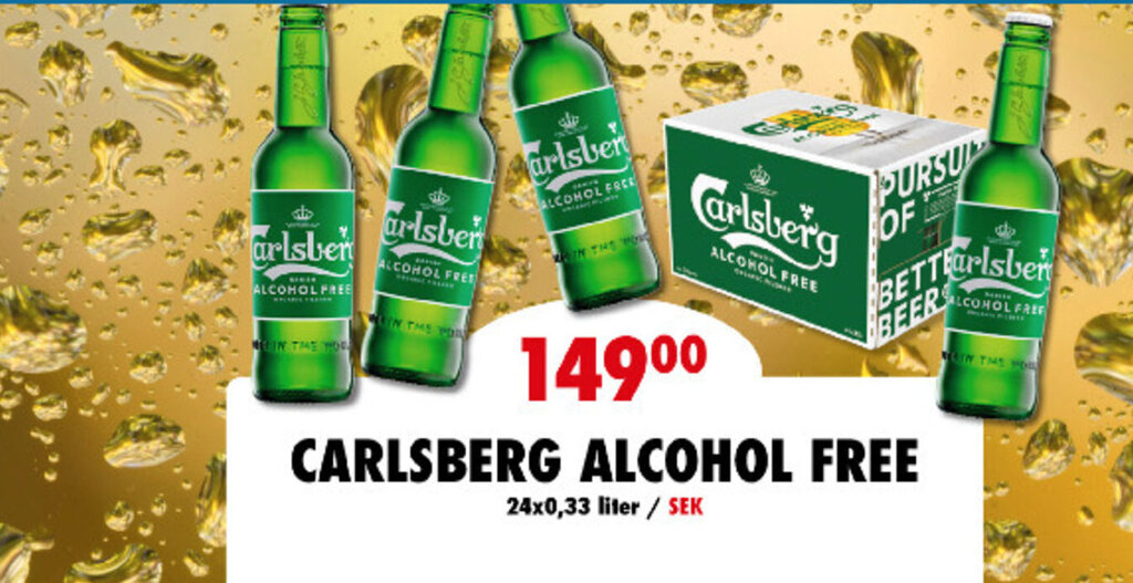 CARLSBERG ALCOHOL FREE tilbud hos Nordby Supermarket