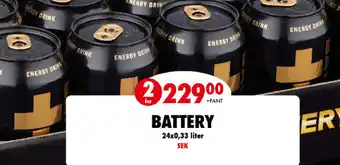 BATTERY 24x0,33 liter