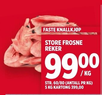 Meny STORE FROSNE REKER tilbud