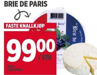 Meny BRIE DE PARIS tilbud