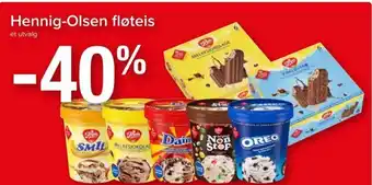 Spar Hennig-Olsen fløteis tilbud