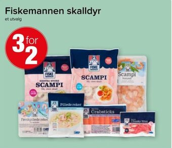 Spar Fiskemannen skalldyr tilbud