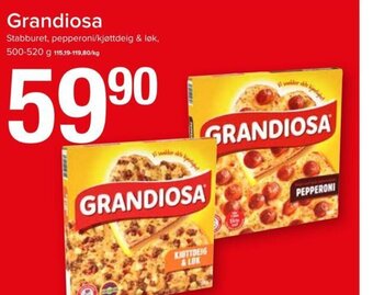 Spar Grandiosa tilbud