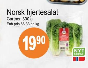 Joker Norsk hjertesalat tilbud