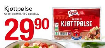 Spar Kjøttpølse tilbud