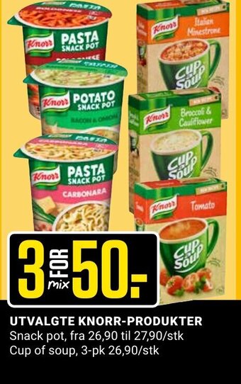 Europris UTVALGTE KNORR-PRODUKTER tilbud