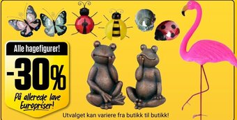Europris Alle hagefigurer! tilbud