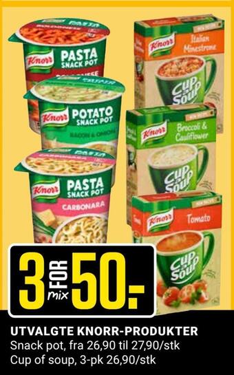 Europris Utvalgte knorr-produkter tilbud