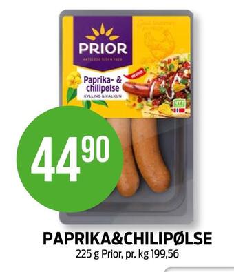 Kiwi Paprika & chilipølse tilbud