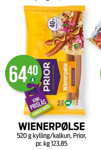 Kiwi Wienerpølse tilbud