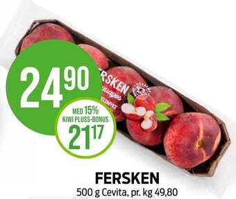 Kiwi Fersken tilbud