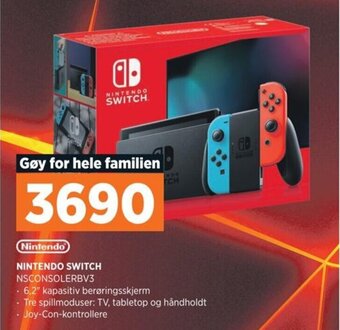 POWER NINTENDO SWITCH NSCONSOLERBV3 tilbud