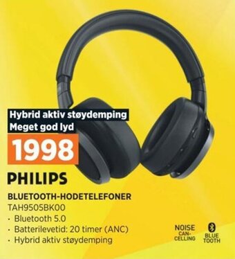 POWER PHILIPS BLUETOOTH-HODETELEFONER tilbud