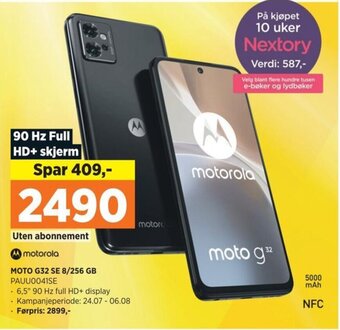 POWER MOTO G32 SE 8/256 GB PAUU0041SE tilbud