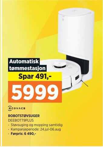 POWER Robotstøvsuger tilbud