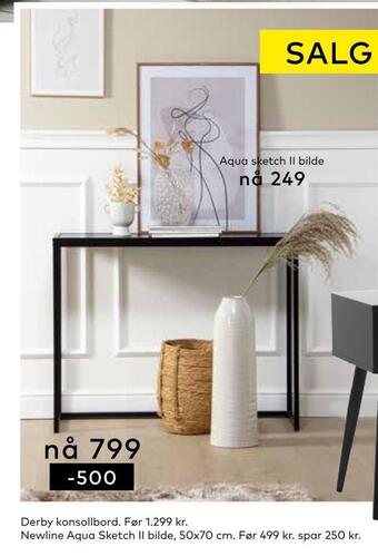 Skeidar Derby konsollbord tilbud