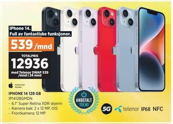 POWER Iphone 14 128 gb tilbud