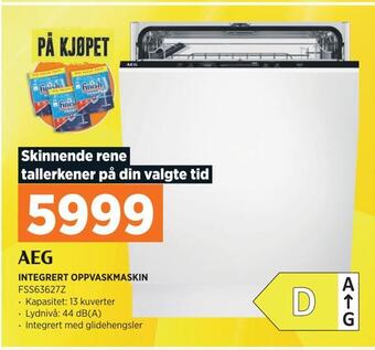 POWER Integrert oppvaskmaskin tilbud