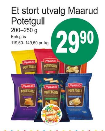 Joker Et stort utvalg maarud potetgull tilbud