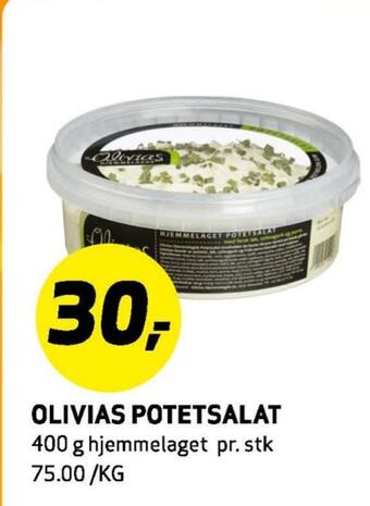 Bunnpris Olivias potetsalat tilbud