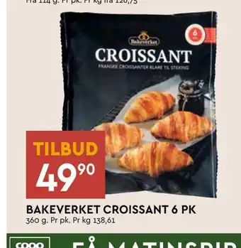 Coop Mega Bakeverket croissant 6 pk tilbud
