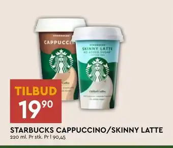 Coop Mega Starbucks cappuccino/skinny latte tilbud