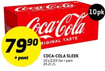 Bunnpris Coca-cola sleek tilbud