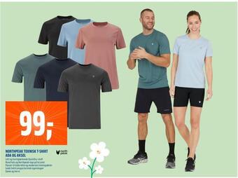 Coop Obs Northpeak teknisk t-shirt ada og aksel tilbud