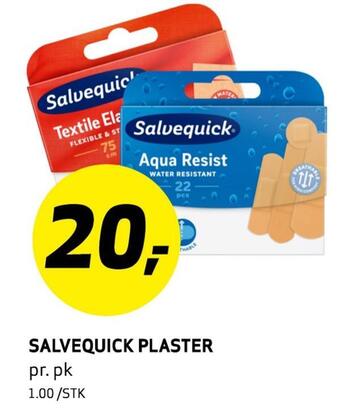 Bunnpris Salvequick plaster tilbud