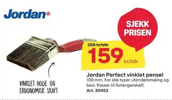 Byggmax Jordan perfect vinklet pensel tilbud