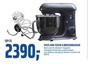 Coop Obs Spiis han-1552n kjøkkenmaskin tilbud