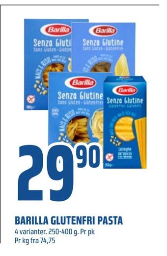 Coop Obs Barilla glutenfri pasta tilbud