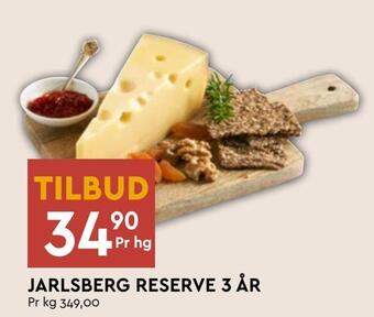 Coop Mega Jarlsberg reserve 3 år tilbud