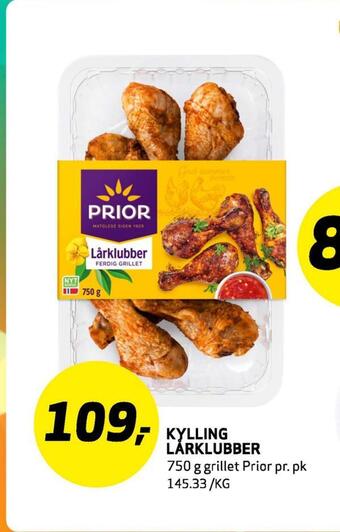 Bunnpris Kylling larklubber tilbud